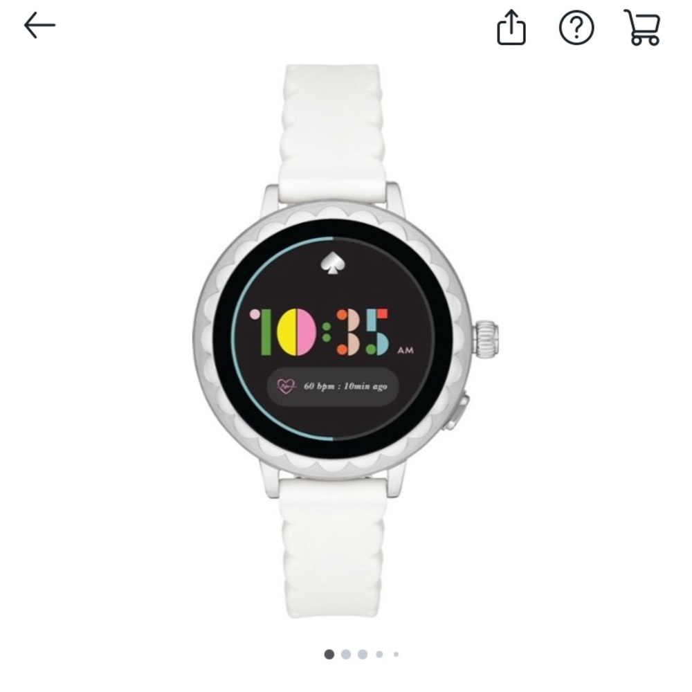 Beautiful Kate Spade New York Scallop Smartwatch.